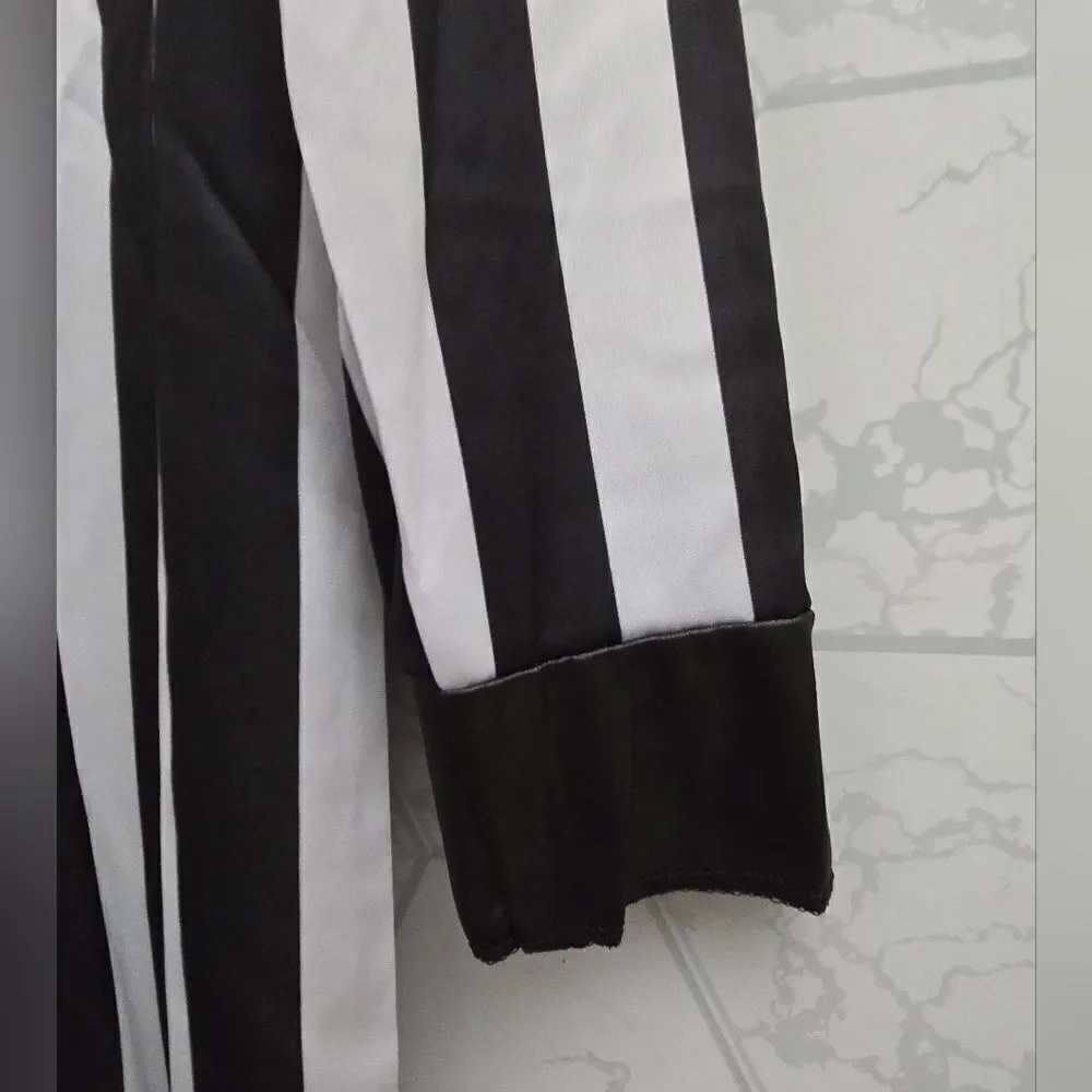 New Unisex Kid's boy / girl Beetlejuice Stripe Jumpsuit Halloween Costume